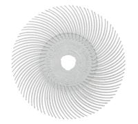3M Scotch-Brite Segments radiaux individuels RB-ZB, blanc, 76,2 mm, 9 mm, P120, type C #30127 x40 morceau