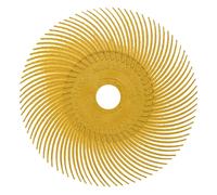 3M Scotch-Brite Segments radiaux simples RB-ZB, jaune, 76,2 mm, P80 #244078 x40 morceau