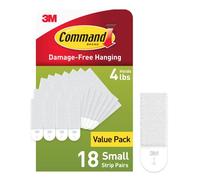 3M Scotch Command Languettes adhésives de fixation pour cadres, Blanc, 18 Pairs