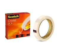 3M Scotch Crystal ruban adhésif 1 rouleau 19 mm x 66 m x48 morceau