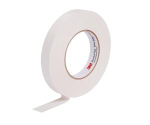 3M Scotch ET 27U Bande de tissu de verre, blanc, 12 mm x 20 m, 0,18 mm x20 morceau