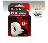 3M Scotch-Fix Extreme PGS05-1918-MR 7100263856 Ruban de montage intérieur, 19 mm x 1,8 m, en mousse, ruban adhésif Scotch-Fix