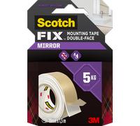3M Scotch-FIX ruban de montage pour miroir 4496W-1915-MR, 19 mm x 1,5 m, Tient jusqu'à 5 kg, 1 kg/20 cm x12 morceau