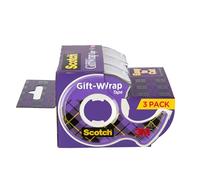 3M Scotch Giftwrap Tape-.75 "X300 3/Pkg