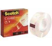 3M Scotch Ruban adhésif Crystal Clear 600, 19 mm x 33 m