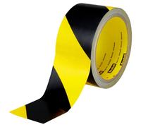 3M Scotch ruban adhésif de danger 5702 noir-jaune 50mmx33m x1 morceau