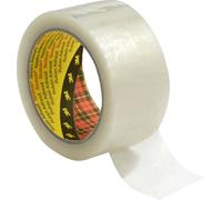 3M Scotch ruban adhésif d'emballage 371, transparent, 100 mm x 66 m, 0,048 mm x18 morceau