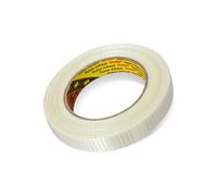 3M Scotch ruban adhésif filamentaire 8959, transparent, 19 mm x 50 m, 0,145 mm, emballage individuel x12 morceau