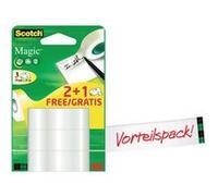 3M Scotch Ruban adhésif Magic 810, pack promo, invisible G