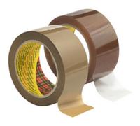 3M Scotch Ruban adh'sif, 38 mm x 66 m, 3707, PP, brun