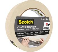 3M Scotch Ruban de masquage Classic Premium 50M x 24mm Beige