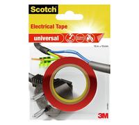 3M Scotch ruban isolant universel 4401RED, 15 mm x 10 m, rouge x12 morceau