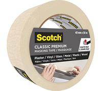 3M Scotch Ruban Masquage 48 mm x 50 m 1 Rouleau Beige