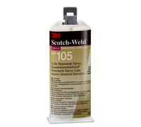 3M Scotch-Weld Adhésif de construction à 2 composants à base de résine époxy pour le système EPX DP 105, transparent, 48,5 ml x1 morceau