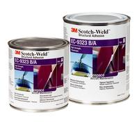 3M Scotch-Weld Adhésif structural époxy EC-9323 B/A, 1 litre, Orange rouge x1 morceau