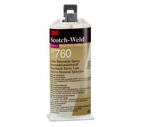3M Scotch-Weld Colle de construction à 2 composants à base de résine époxy pour le système EPX DP 760, blanc, 50 ml x1 morceau
