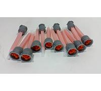 3M Scotch-Weld(TM) EPX(TM) Lot de 12 douilles carrées Orange 45 mL 10:1 Duo-Pak