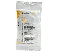 3M - Scotchcast Plus Casting Tape, bandage en fibre de verre activée par l'eau, léger, résistant, respirant, couleur blanche, taille 5 cm x 3,65 m, lot de 10 unités.