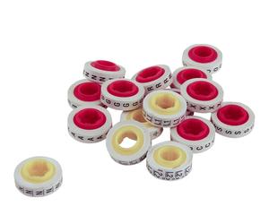 3M ScotchCode SDR-9 Rouleaux de recharge de marqueurs de câbles, chiffre 9, pack de 3 x10 morceau