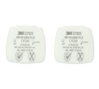 3M™ Secure Cliquez Sur ™ Partikel-Einlegefilter D7925, P2 R Filtres 4 Pièce