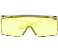3M SecureFit 3700 - Lunettes de sécurité - Travaux d'assemblage - Construction/rénovation - Travail avec des produits chimiques - Les deux sexes - Citron vert - Jaune - Polycarbonate (SF3703SGAF-GRN)