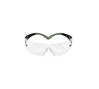 Lunettes de protection 3M SecureFit 400 Reader, branches noires/vertes, traitement anti-rayures/anti-buée, écran transparent d'épaisseur 1,5, SF415AS/AF-EU x1 morceau