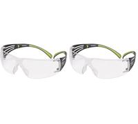 3M SecureFit 401 - Lunettes de sécurité incolores sans monture - Protection contre les rayons UV - 1 pièce (Lot de 2)