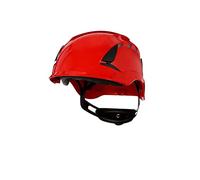 3M SecureFit Casque de sécurité, X5505V-CE, Rouge, Ventilé, CE