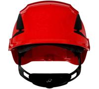 3M SecureFit Casque de sécurité, X5505V-CE, Rouge, Ventilé, CE