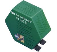 3M SJ 352D Scotchmate Bande auto-agrippante à coller partie velours et partie agrippante (L x l) 5000 mm x 25.4 mm noir 1 paire(s)