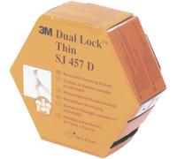 3M SJ 457D Dual Lock Bande auto-agrippante à coller tête de champignon (L x l) 5000 mm x 25 mm translucide 5 m