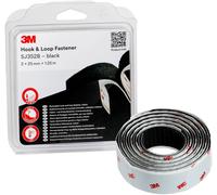 3M SJ352B Bande auto-agrippante à coller (L x l) 1.25 m x 25 mm noir 1 pc(s)