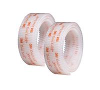 3M SJ3560 250 Lot de 2 fermoirs verrouillables Dual Lock Transparent 2,5 x 0,6 m