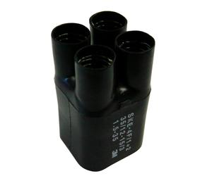 3M SKE 4F/5 Capuchon de division thermorétractable, noir, 4x 120 - 400 mm². x5 morceau