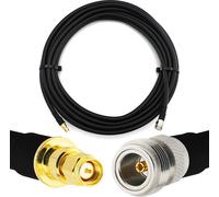 3m SMA mâle vers N femelle Câble coaxial - Tout cuivre HF400 Coax flexible d'extension 50 Ohms (équivalent LMR400 UF UltraFlex) - pour LTE GSM 4G 5G 6G Mobile Signal Router Antenne