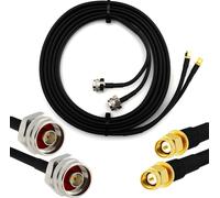 3m SMA vers N mâle (tête hexagonale) Câble coaxial double - HF-240 (équivalent LMR 240) Câble d'extension double Antenne - WiFi RF Antenne GSM LTE 4G 5G 6G Routeur Amplificateur de signal Lora Ham CB 