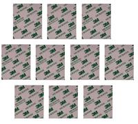 3M Soft Pads Lot de 10 éponges de ponçage, tampons de ponçage, ponçage et polissage, ponçage humide ou sec, tampons en mousse, lavables et réutilisables (Microfine 10 pièces)