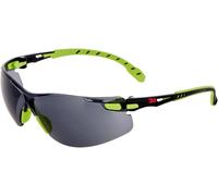Solus S1202s Lunettes de sécurité, anti-buée, verres transparents, Vert/cadre noir