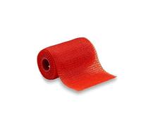 3M Sosft-Cast, Bandage synthétique, semi-rigide, texture synthétique en fibre de verre, résine polyuréthane, catalyseur aminique, couleur rouge, mesure 7,5 cm x 3,65 m, lot de 10 unités