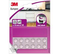 3M SP91A58 Butée amortisseur Anti-choc 12 pièces 10 mm Transparent