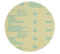 3M Stikit Disque de film de microfinition autocollant 268L, 37,0 mm, 9 microns, 100 pièces / rouleau x1000 morceau