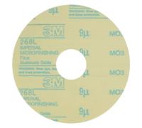 3M Stikit Disque de film de microfinition autocollant 268L, 76,2 mm x 22 mm, 9 microns, PSA, 500 pièces / rouleau x4 morceau