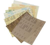 3M Stikit Feuille de film de microfinition autocollante 268L, 230 mm x 280 mm, 9 microns, Alox 3 mil PSA #87348 x10 morceau