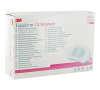 3M Tegaderm I.V. Advanced Pansements Transparents 10x12cm Pièces 50 (1688)