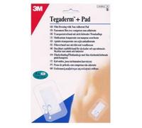 3m Tegaderm + Pad 5 Pansements Film 9cm X 15cm