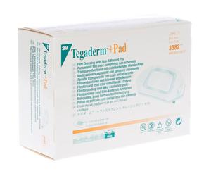3M Tegaderm+Pad Pansement Transparent Stérile 5x7cm Pièces 50 (3582)