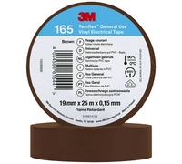 3M Temflex™ 165 165BR6E Ruban isolant Temflex™ 165 marron (L x l) 25 m x 19 mm