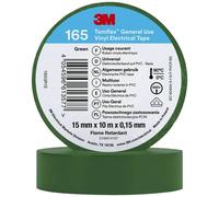 3M Temflex™ 165 165GR1E Ruban isolant Temflex™ 165 vert (L x l) 10 m x 15 mm