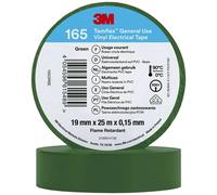 3M Temflex™ 165 165GR6E Ruban isolant Temflex™ 165 vert (L x l) 25 m x 19 mm