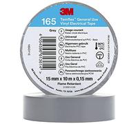 3M Temflex™ 165 165GY1E Ruban isolant Temflex™ 165 Gris 10 m x 15 mm